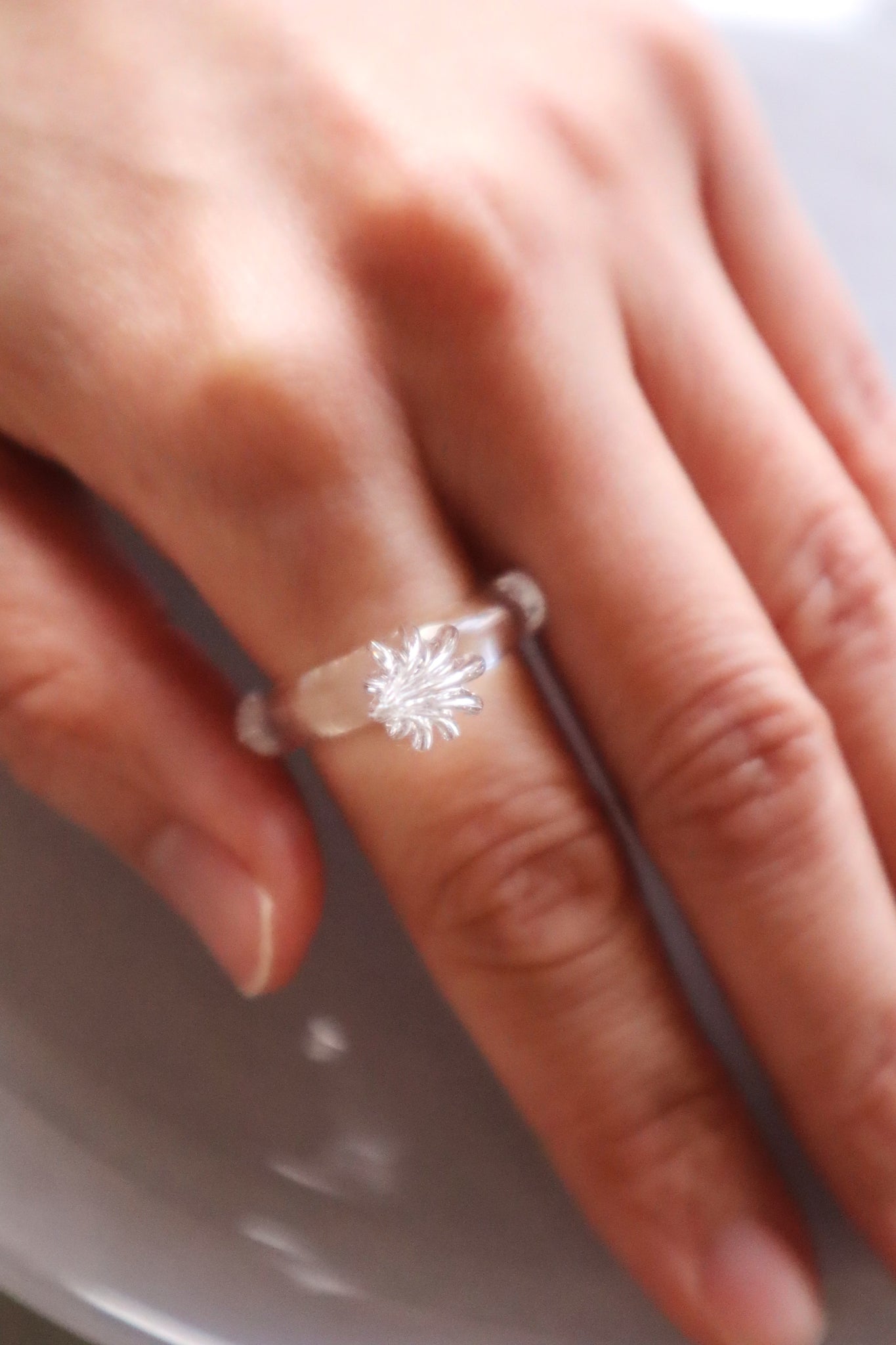 Bourgeon – glass ring