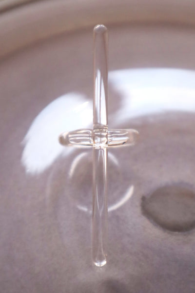 Droite – glass ring