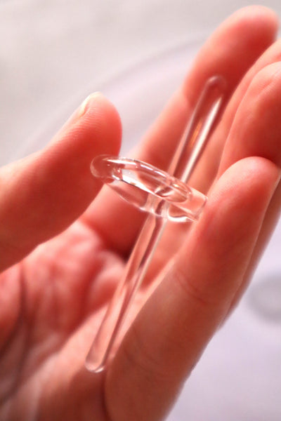 Droite – glass ring