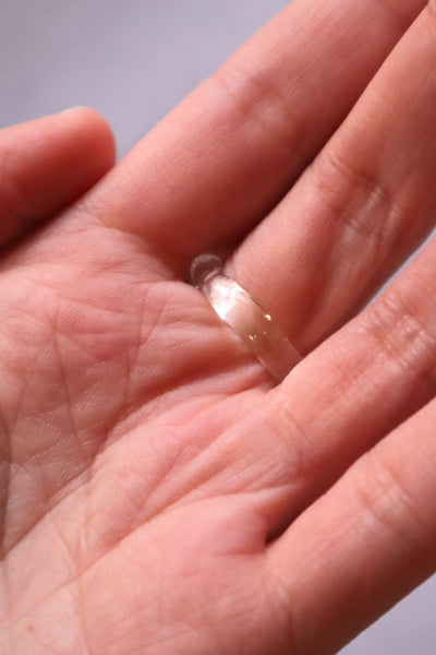 Droite – glass ring