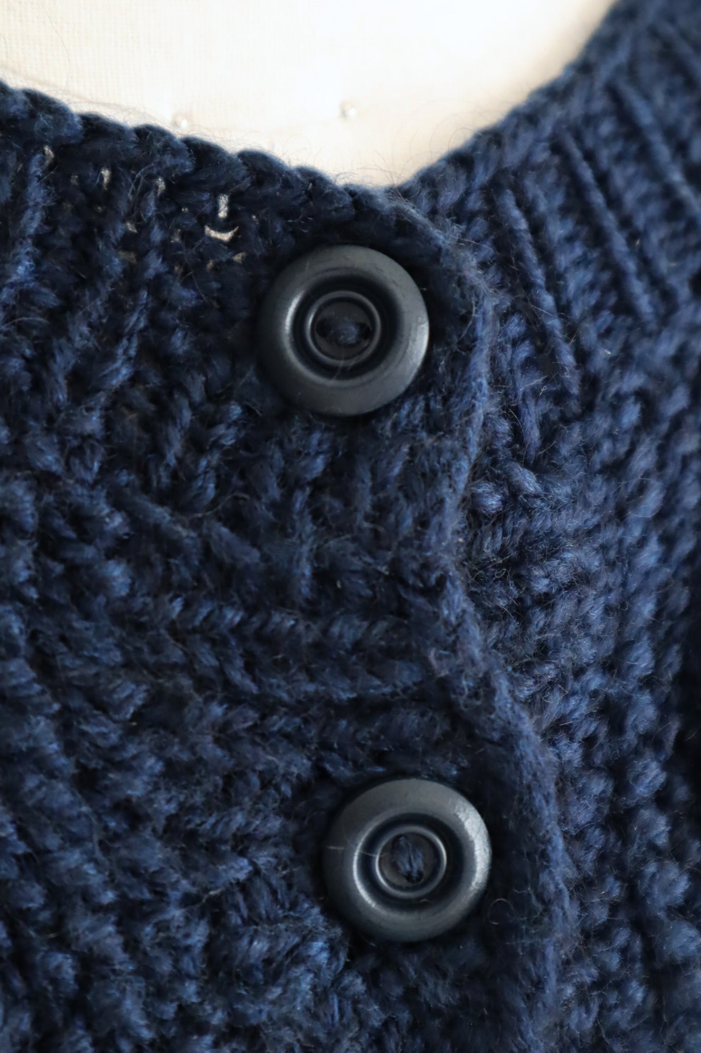 80s Navy Austrian Cardigan