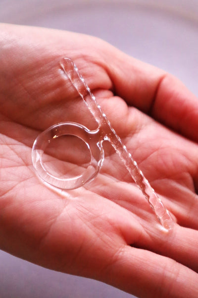 Stalactite – glass ring