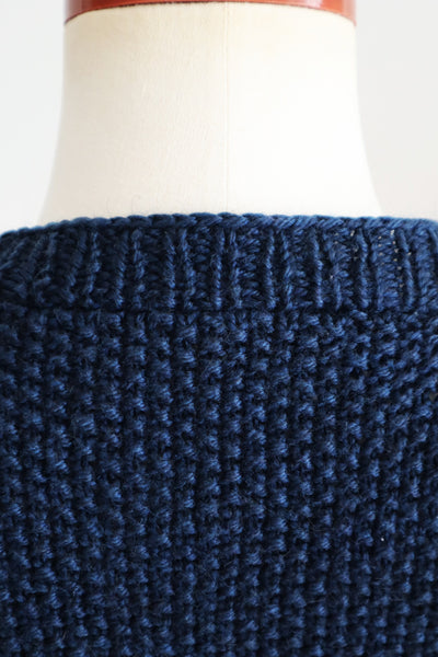 80s Navy Austrian Cardigan