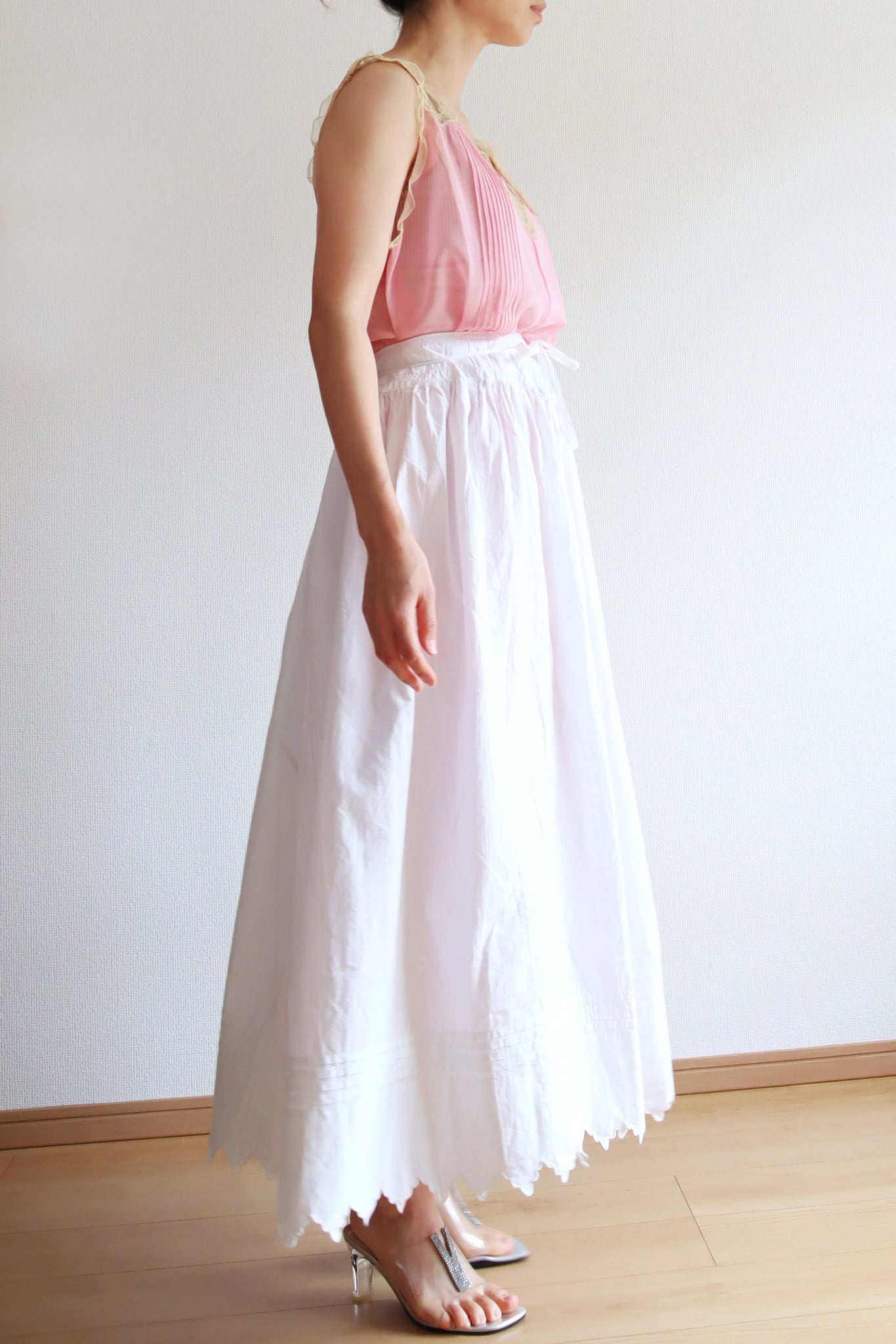 1900s Cotton Petticoat Skirt