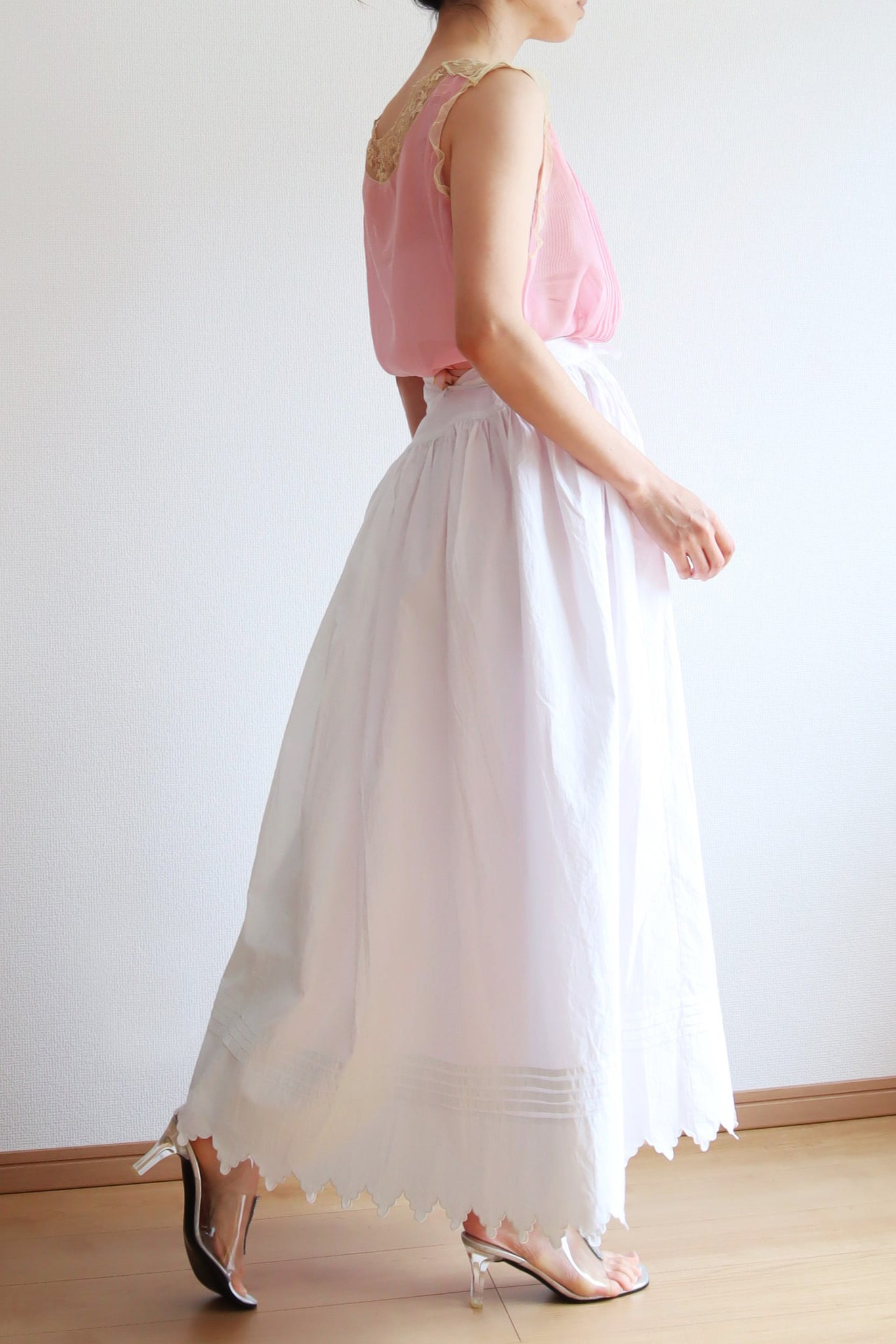 1900s Cotton Petticoat Skirt