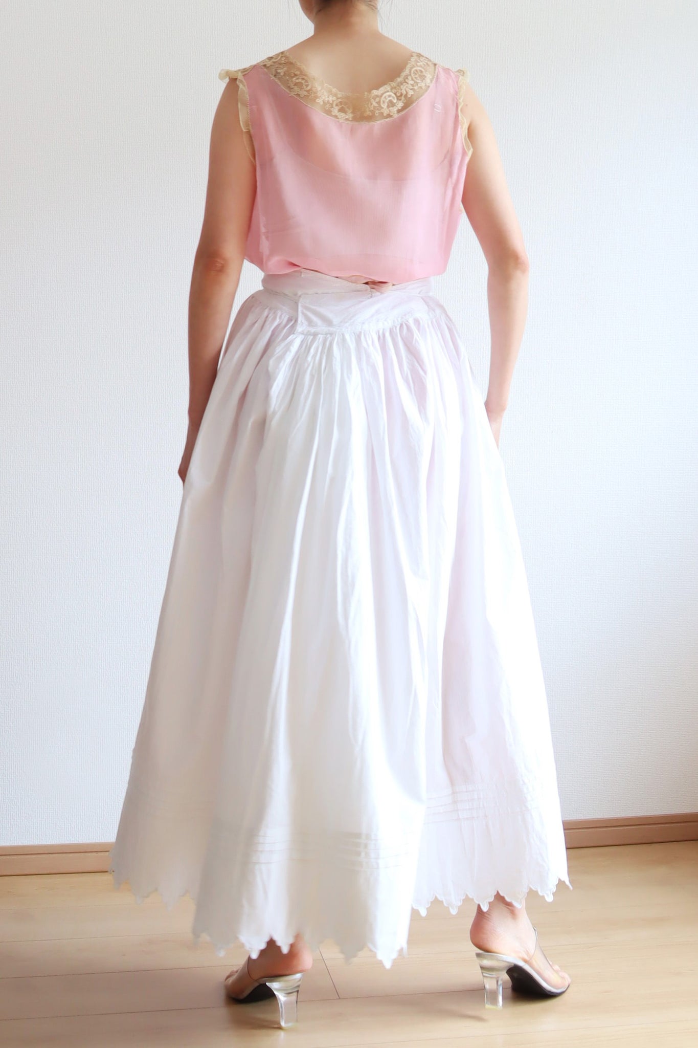 1900s Cotton Petticoat Skirt