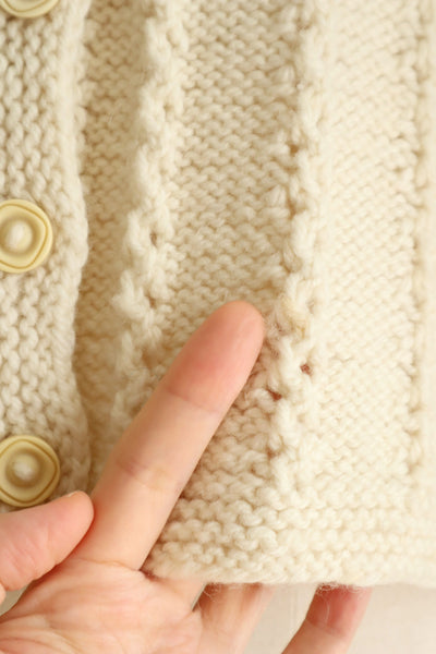 70s Fluffy Yarn Austrian Cardigan