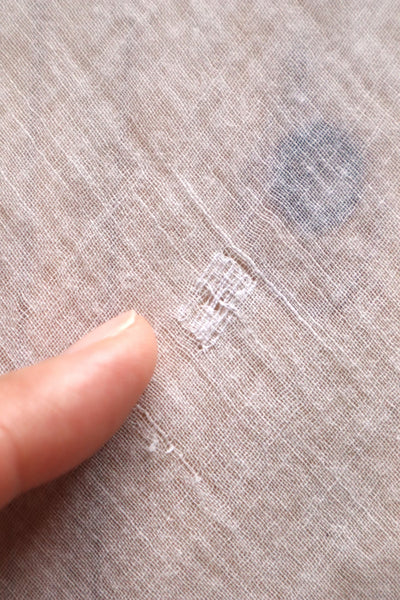 19th Century French Muslin Embroidered Fichu Shawl