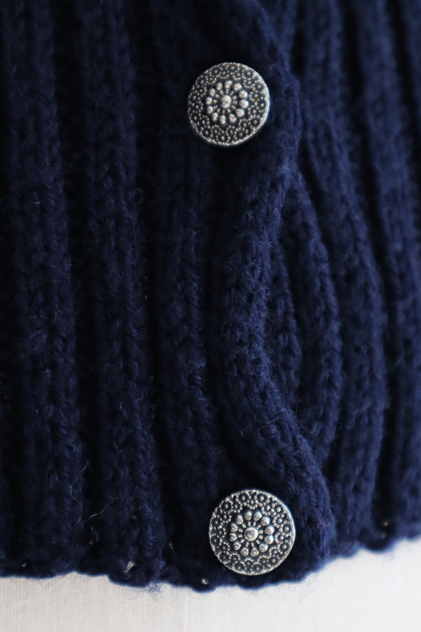 80s Navy Austrian Cardigan Size S