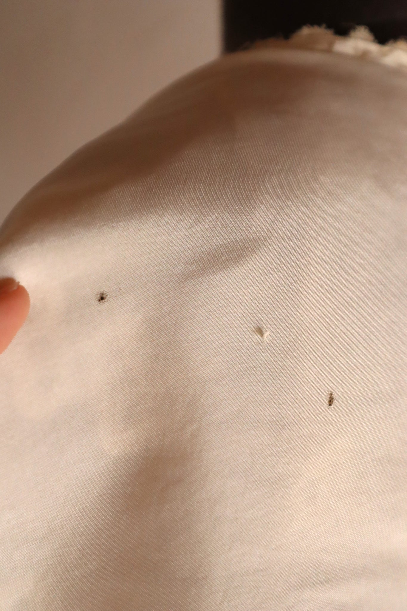 1920s Cotton Tulle Cape Collar with Hand Bobbin Lace Trim