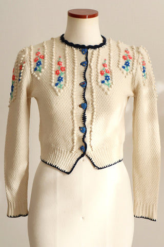 1950s Austrian Cardigan Size XS~S
