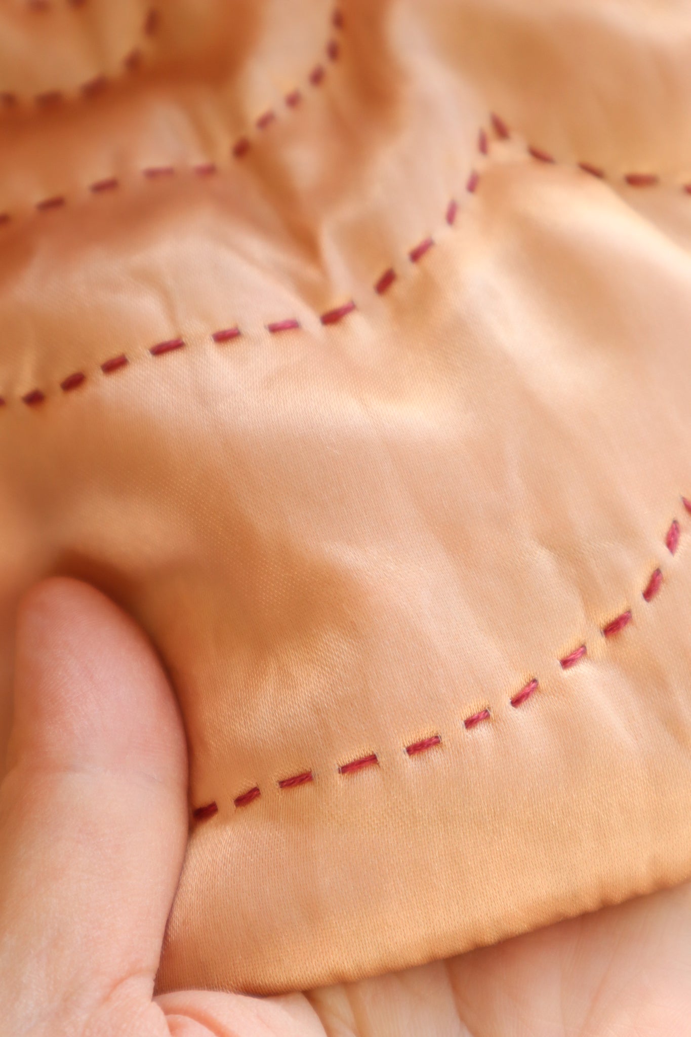 1940s Hand Stitch Quilting Bed Jacket