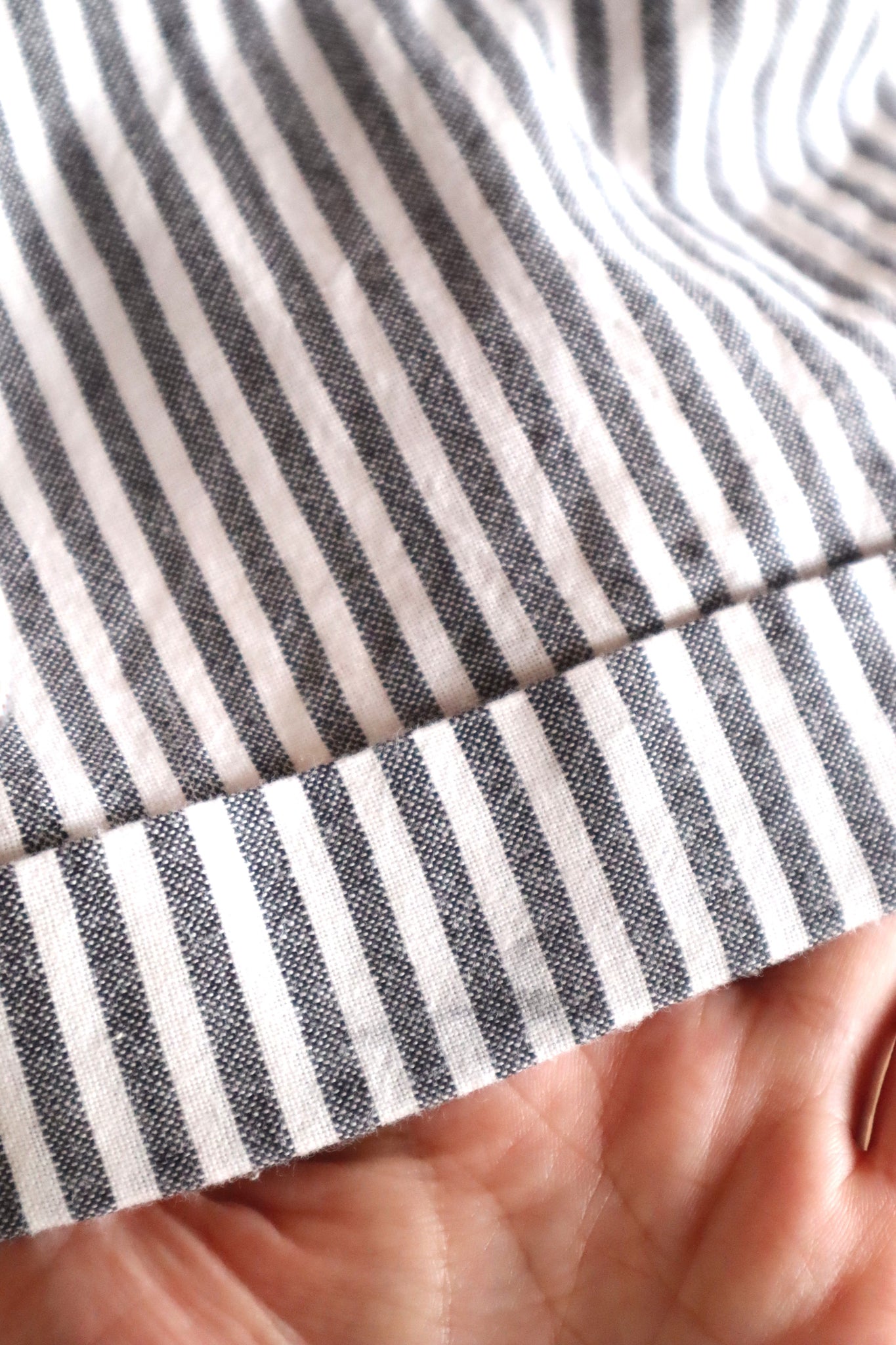 70s Striped Cotton Jumpsuit