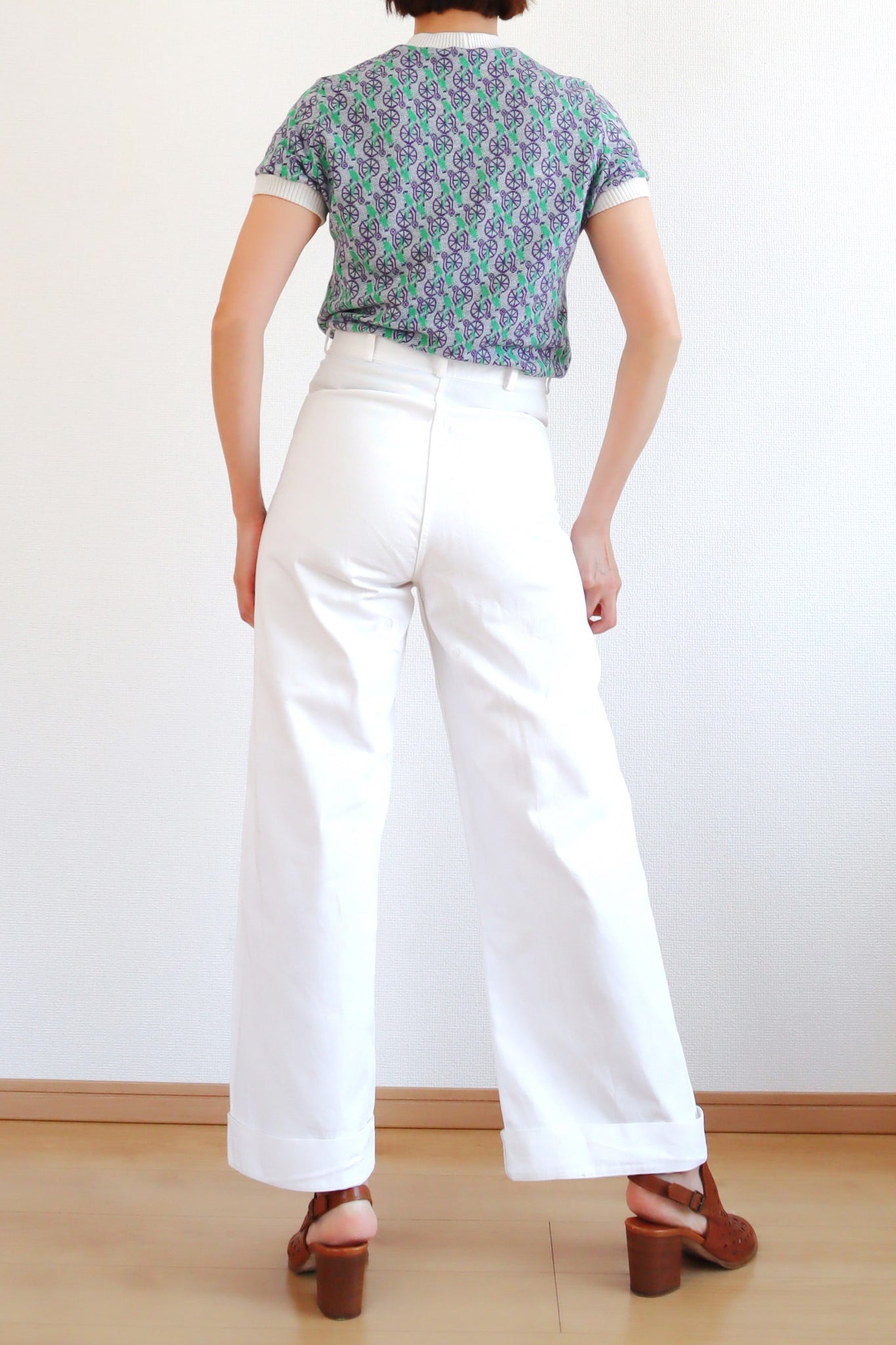 40s USN White Sailor Pants