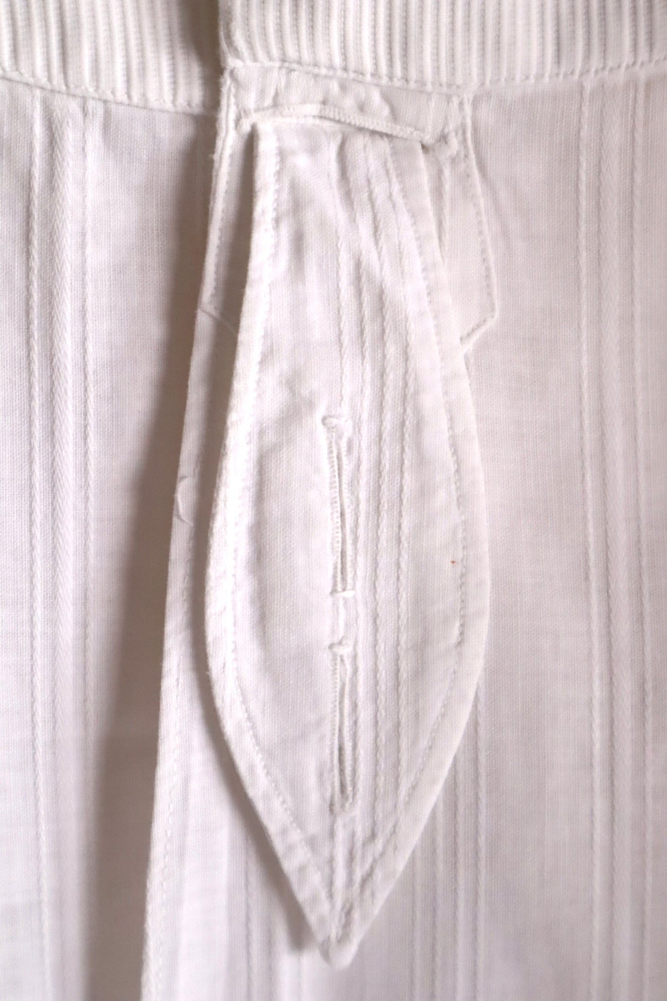 1930s White Cotton Shirt