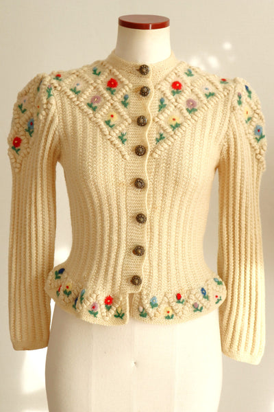 1940s Austrian Cardigan Size S