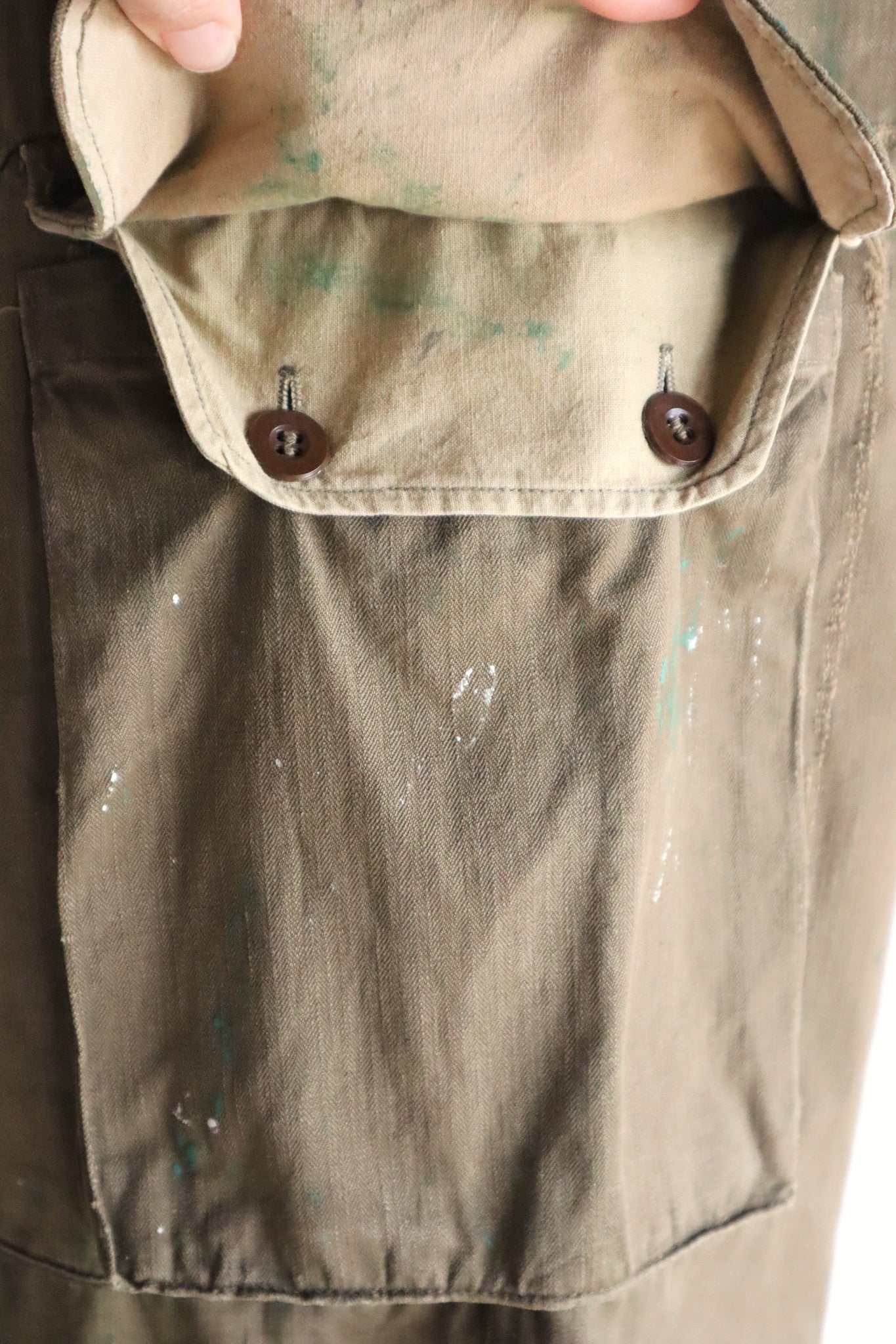 1940s French Army M-47 Early Cargo Trousers