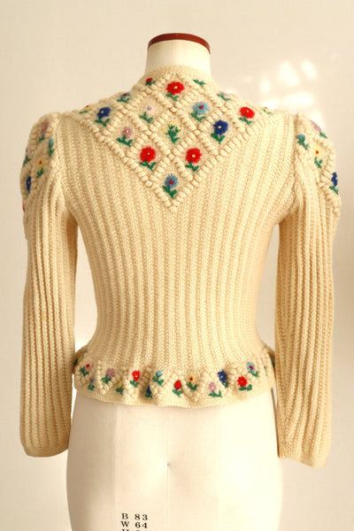 1940s Austrian Cardigan Size S