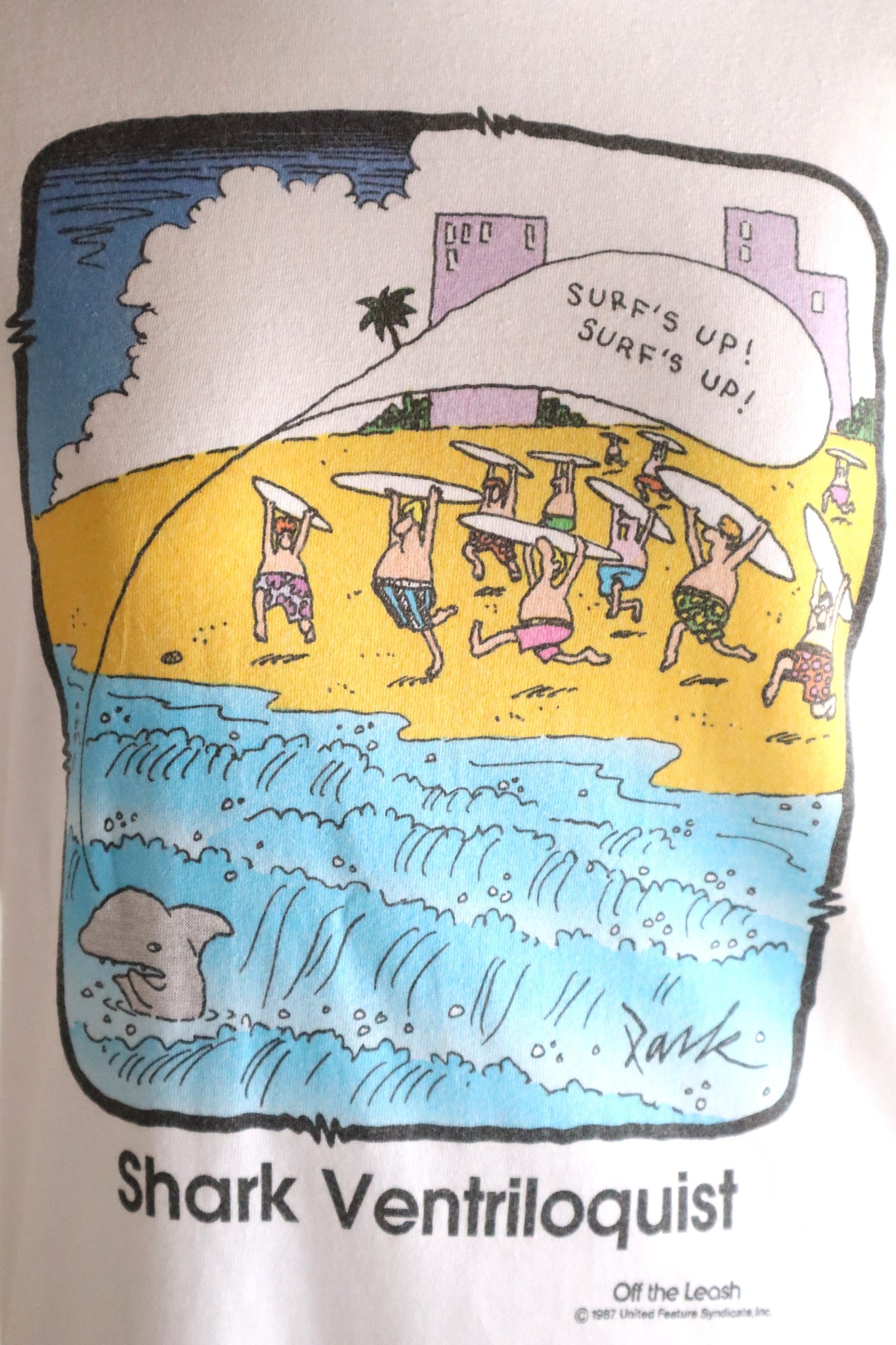 80s Shark Ventriloquist T Shirt