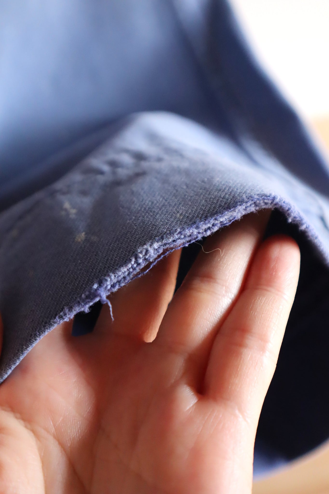 1950s–1960s French Blue Moleskin Work Pants