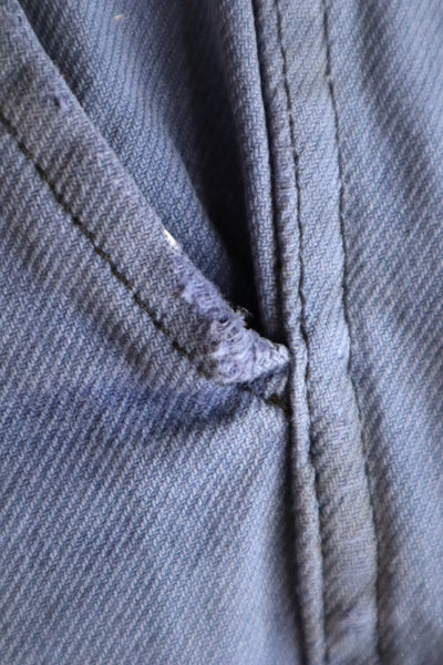 1950s–1960s French Blue Moleskin Work Pants