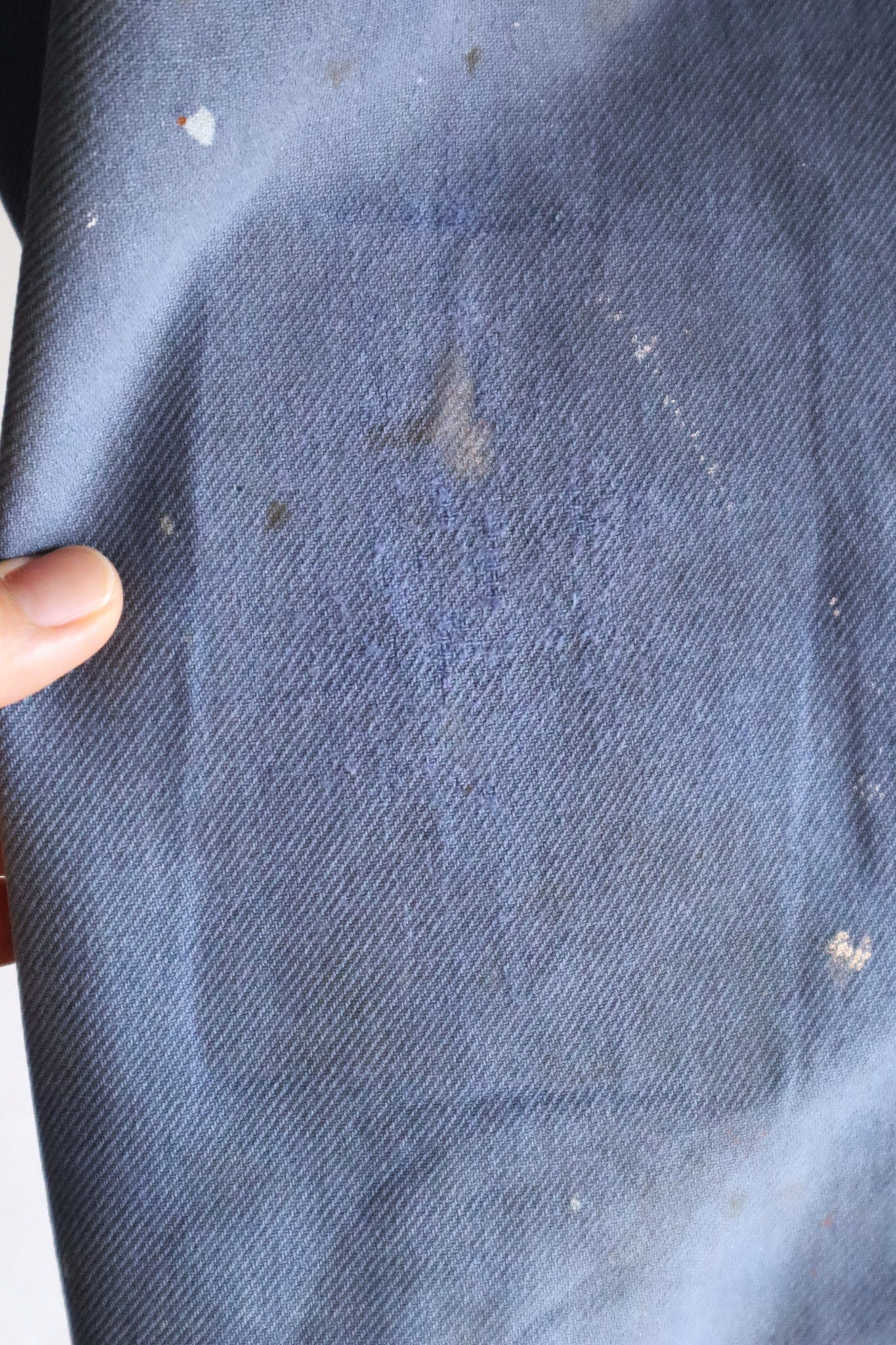 1950s–1960s French Blue Moleskin Work Pants