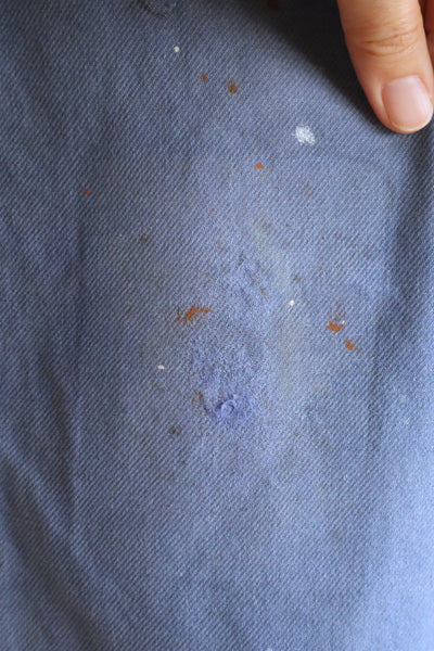 1950s–1960s French Blue Moleskin Work Pants