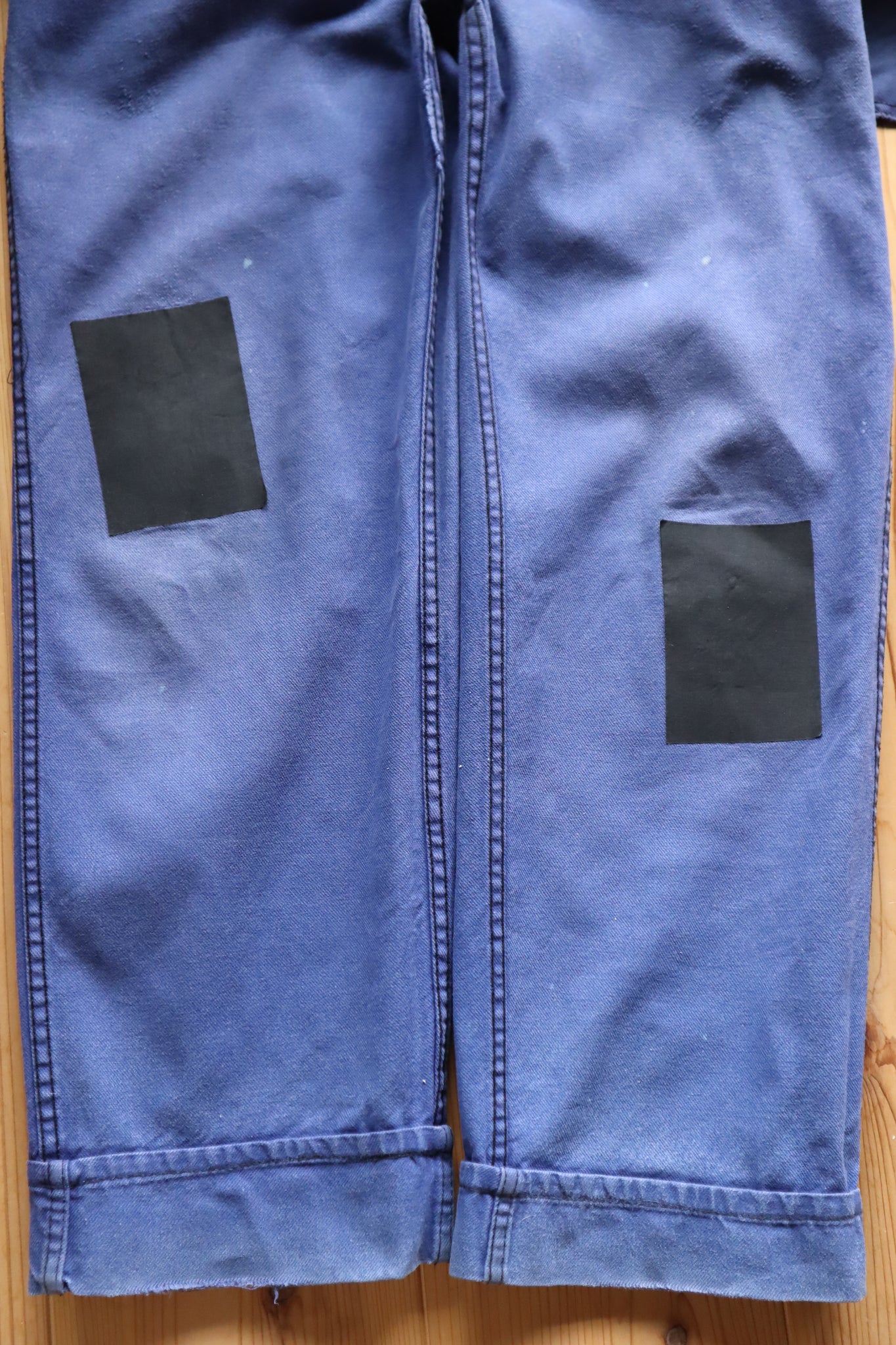 1950s–1960s French Blue Moleskin Work Pants