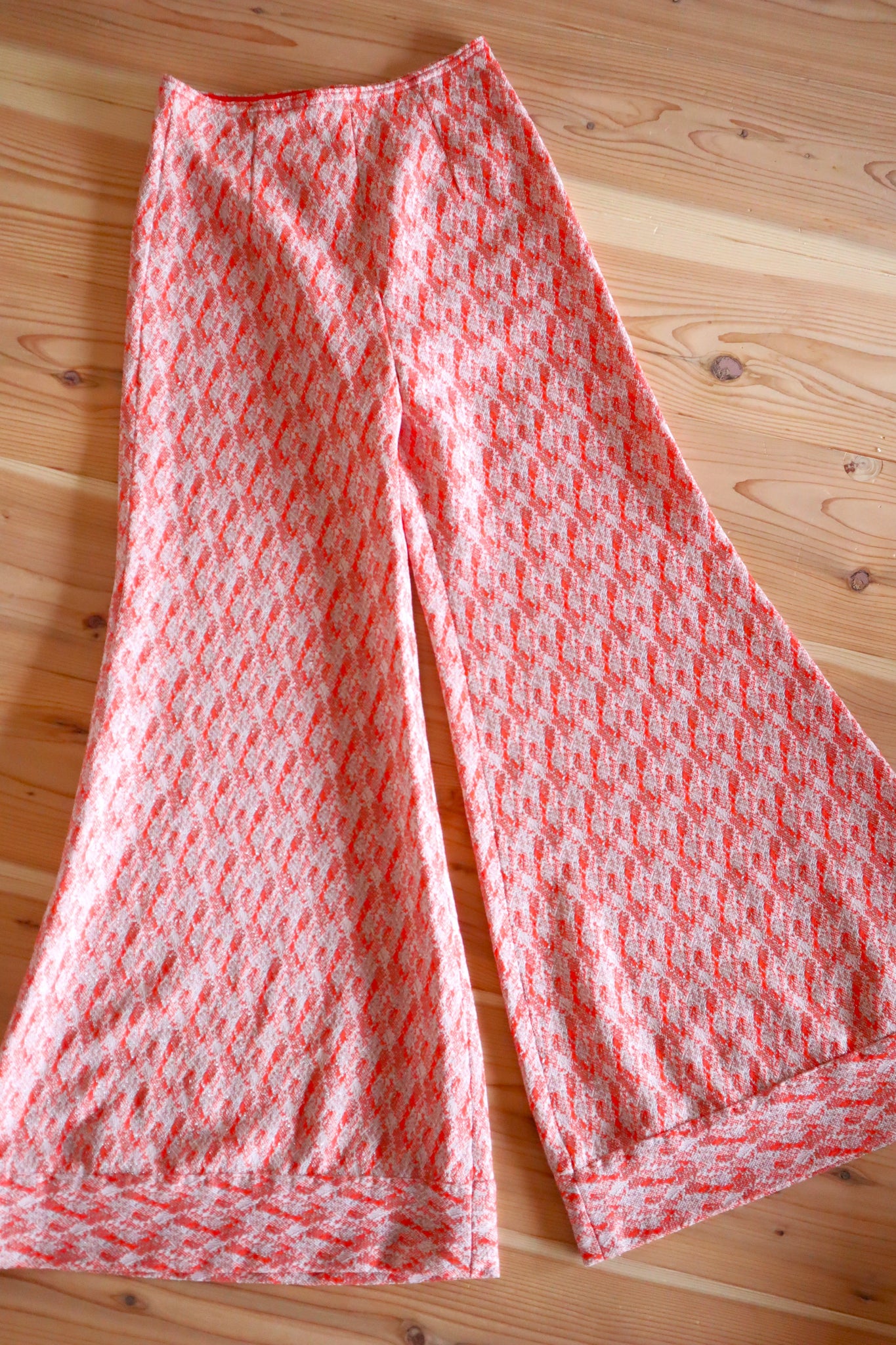 70s Knit Flare Pants