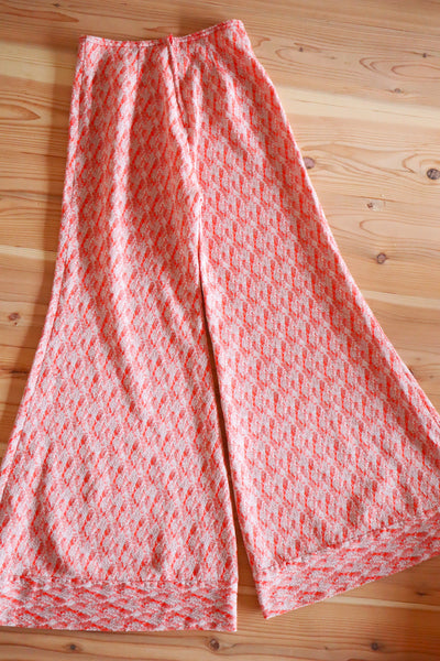 70s Knit Flare Pants