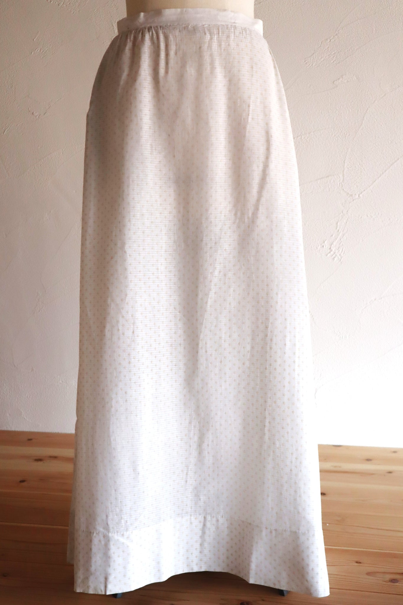 1870s~1880s Cotton Dot Skirt