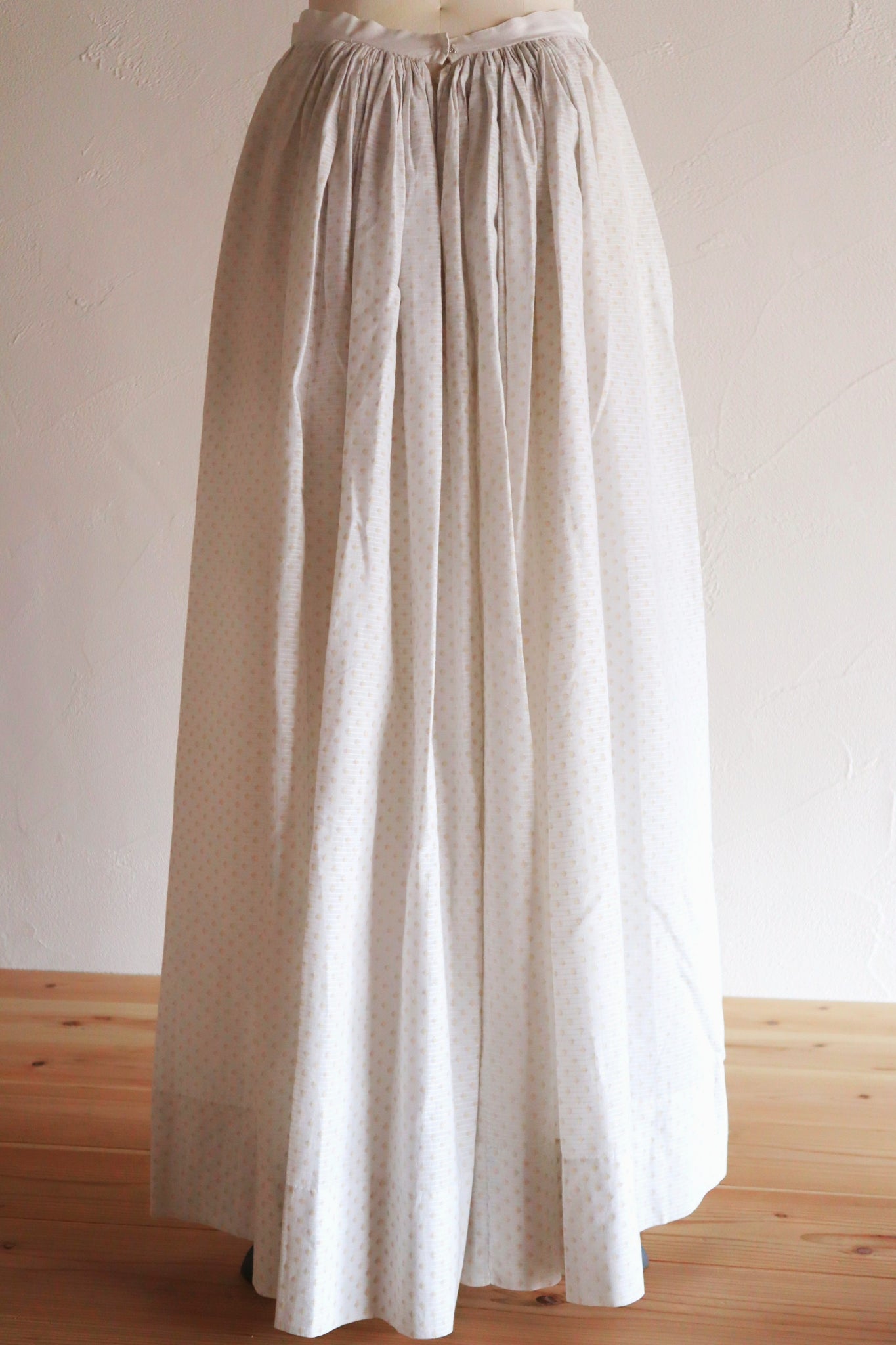 1870s~1880s Cotton Dot Skirt