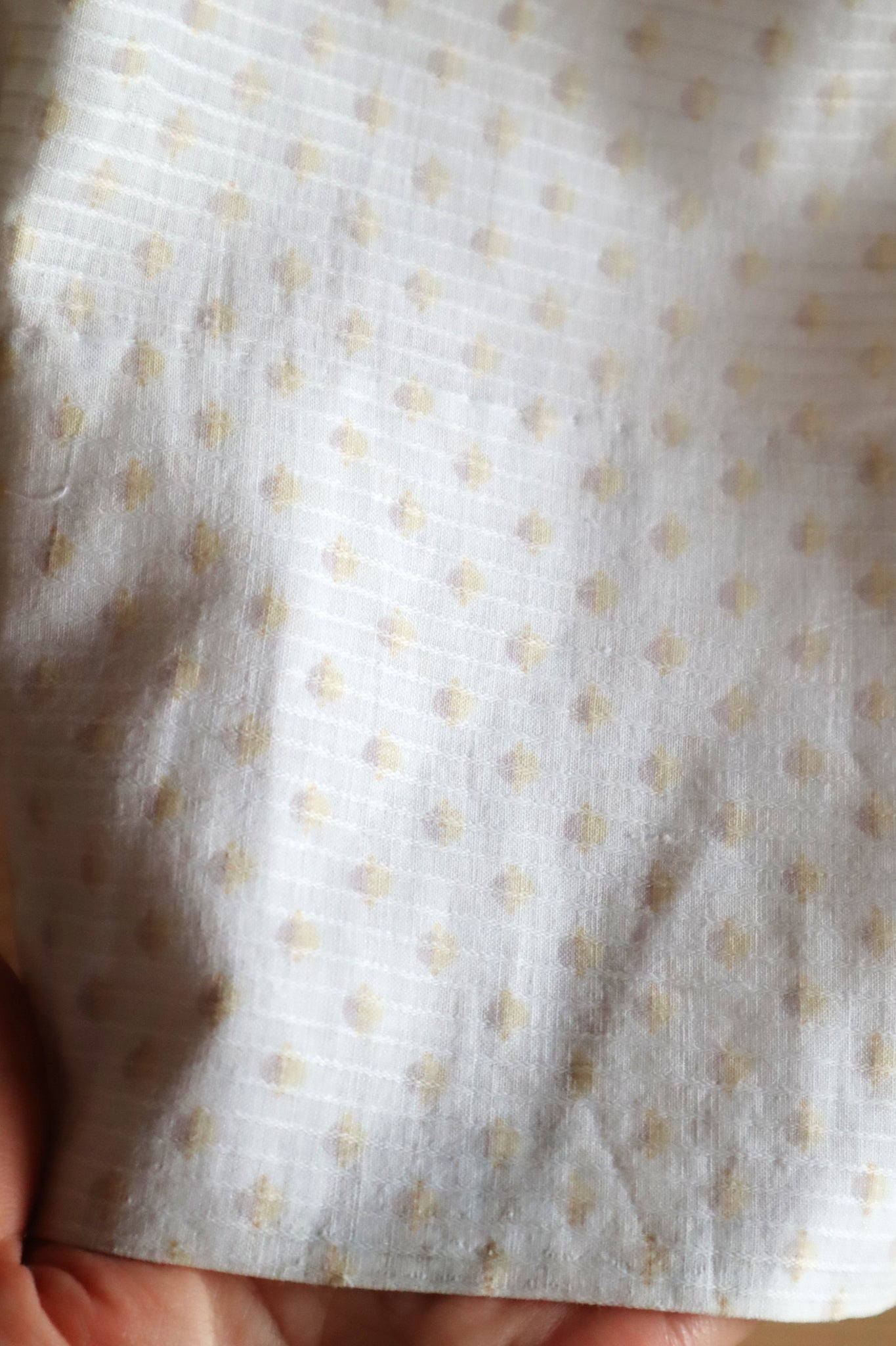 1870s~1880s Cotton Dot Skirt