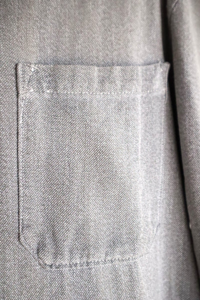1960s French Grey Cotton Atelier Coat