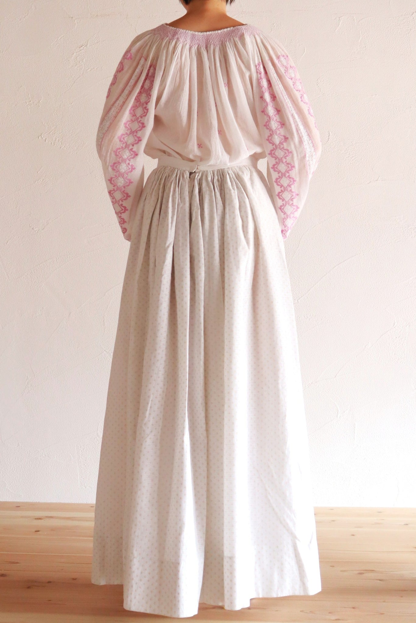 1870s~1880s Cotton Dot Skirt