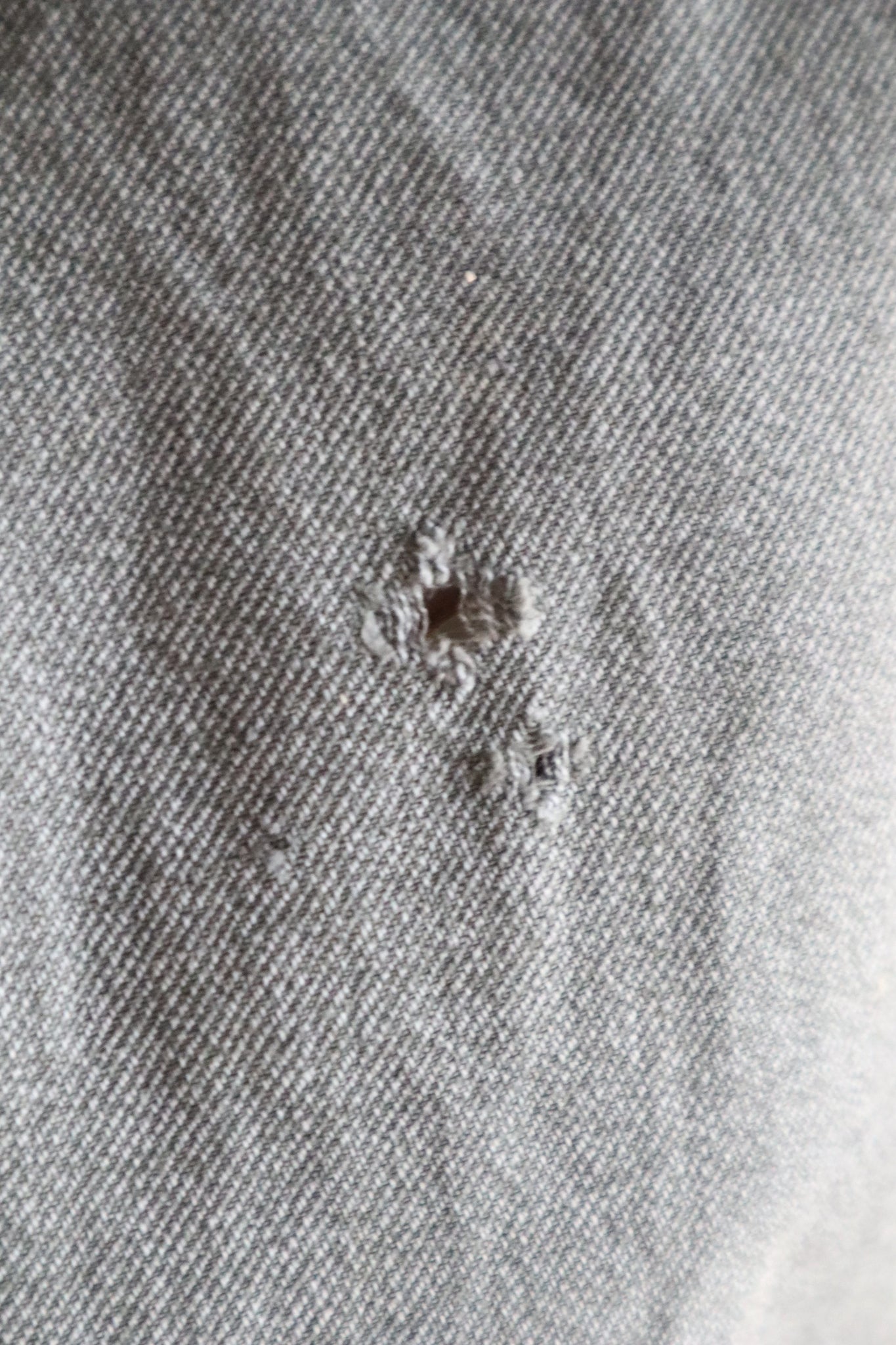 1960s French Grey Cotton Atelier Coat