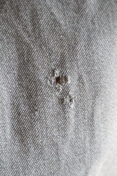 1960s French Grey Cotton Atelier Coat