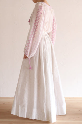 1870s~1880s Cotton Dot Skirt
