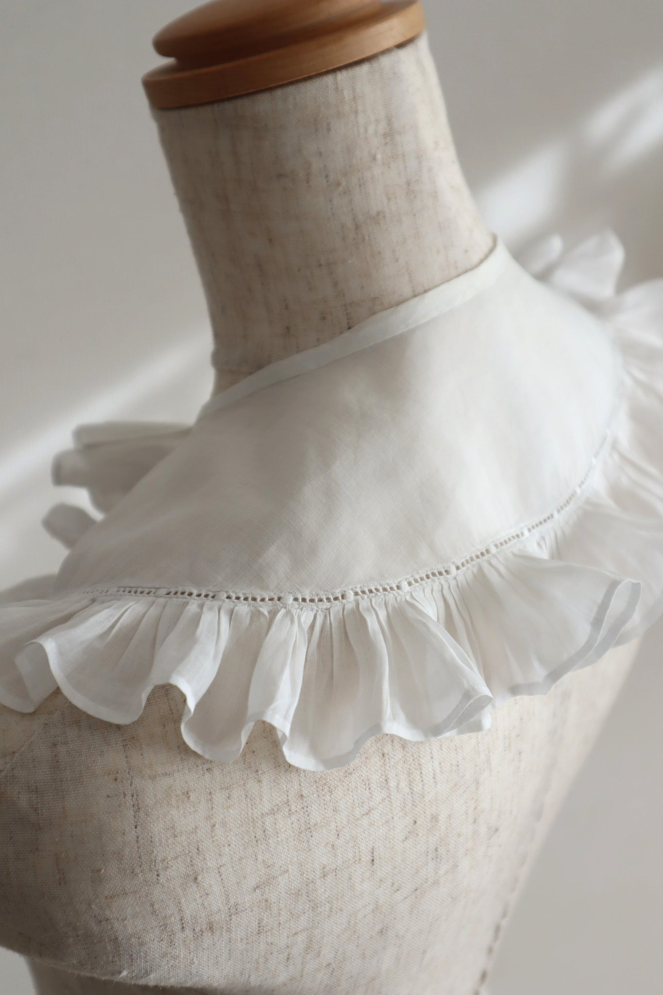 1900s French Cotton Batiste Collar