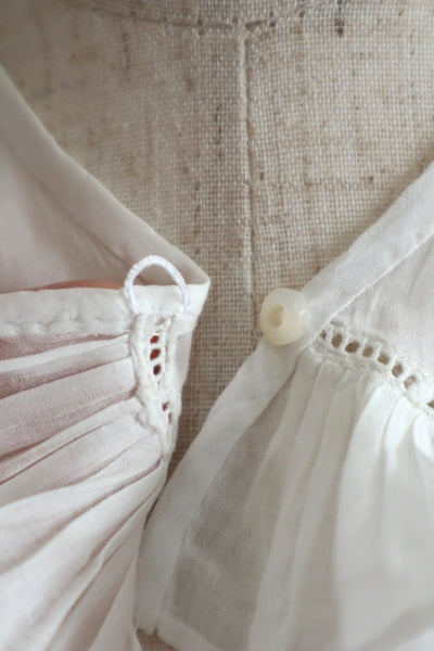 1900s French Cotton Batiste Collar