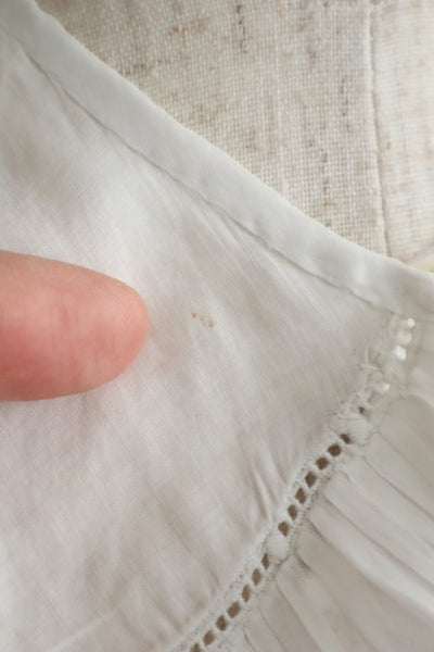 1900s French Cotton Batiste Collar
