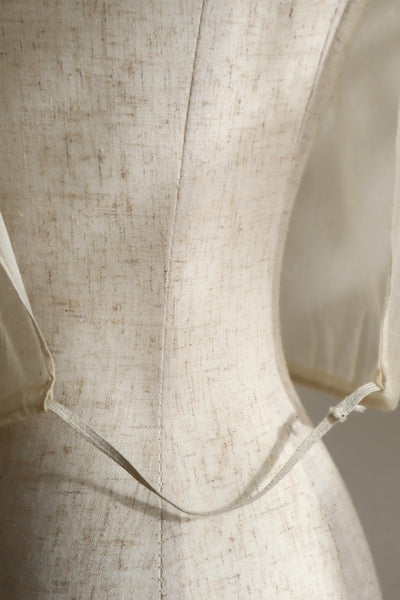 1910s French All Tulle Lace Dickey