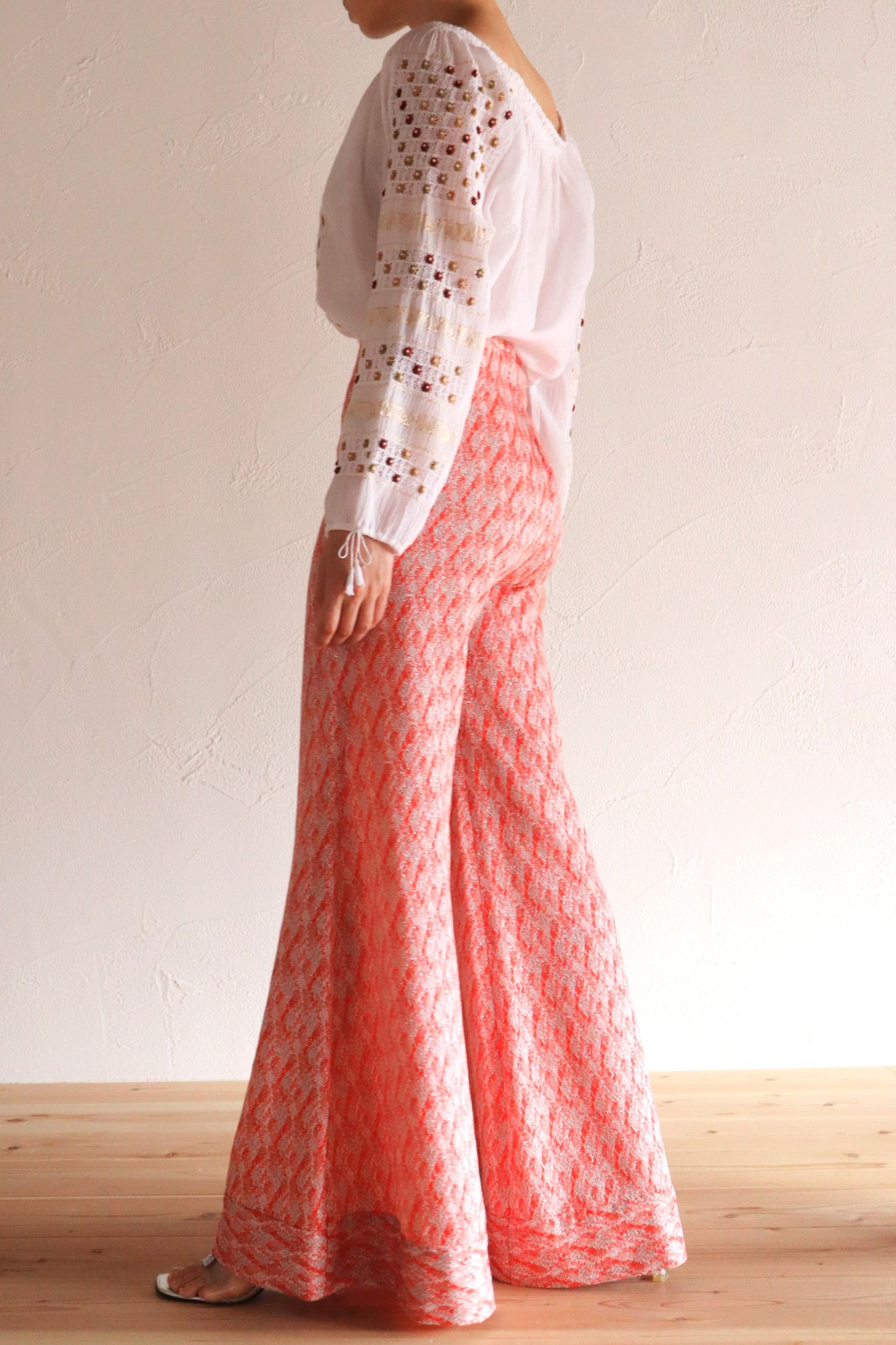 70s Knit Flare Pants