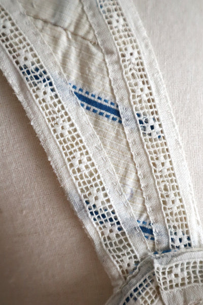 Handcrafted French Antique Petticoat Bralette