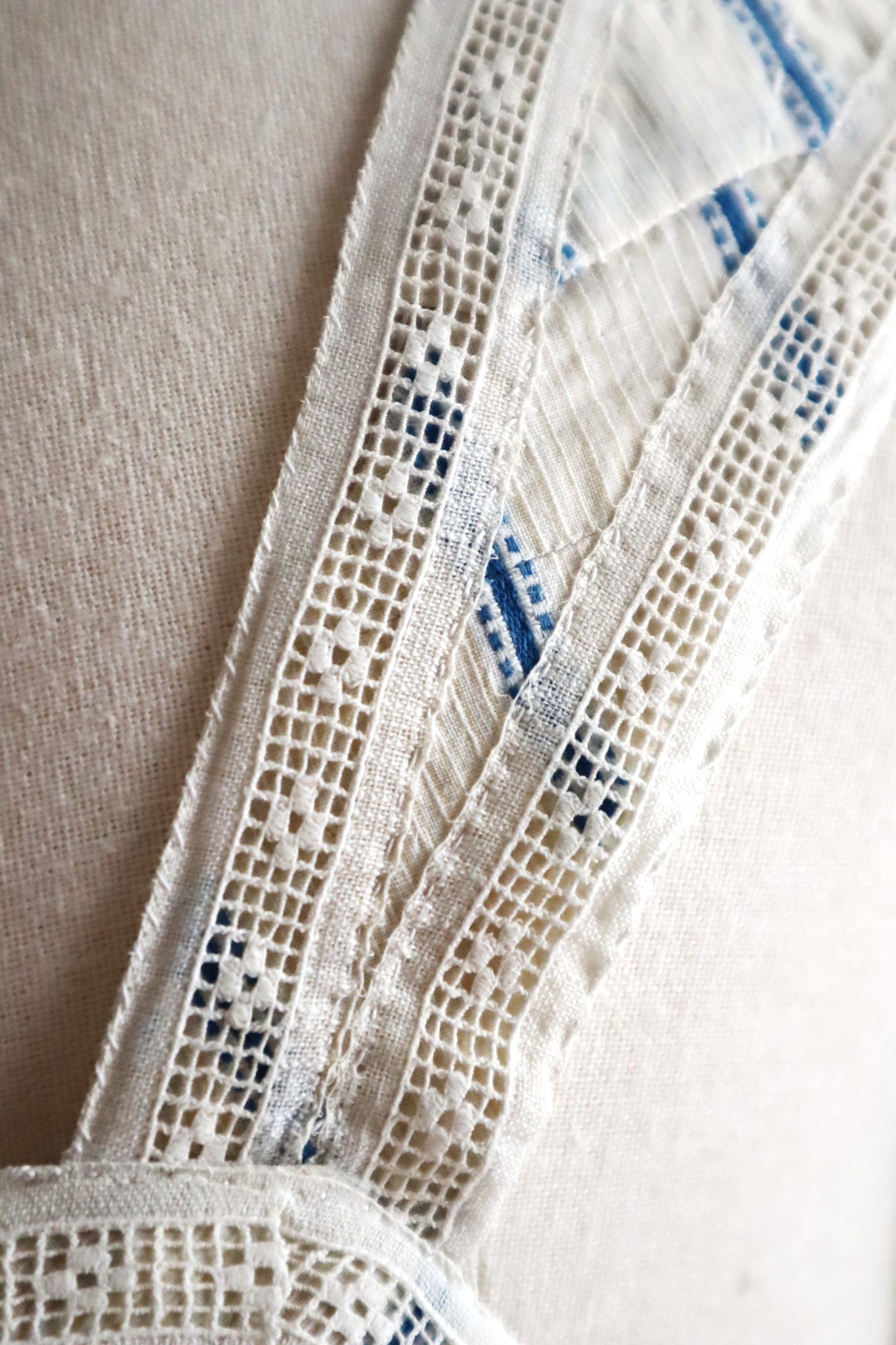 Handcrafted French Antique Petticoat Bralette