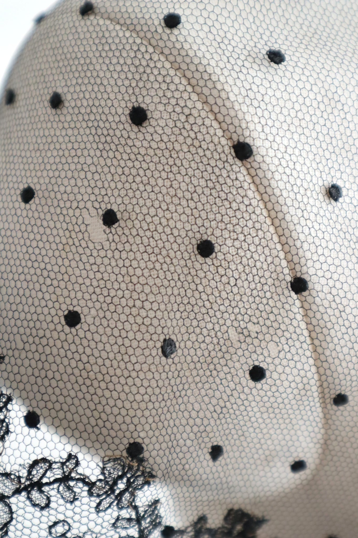 Belle Epoque French Black Lace Shawl