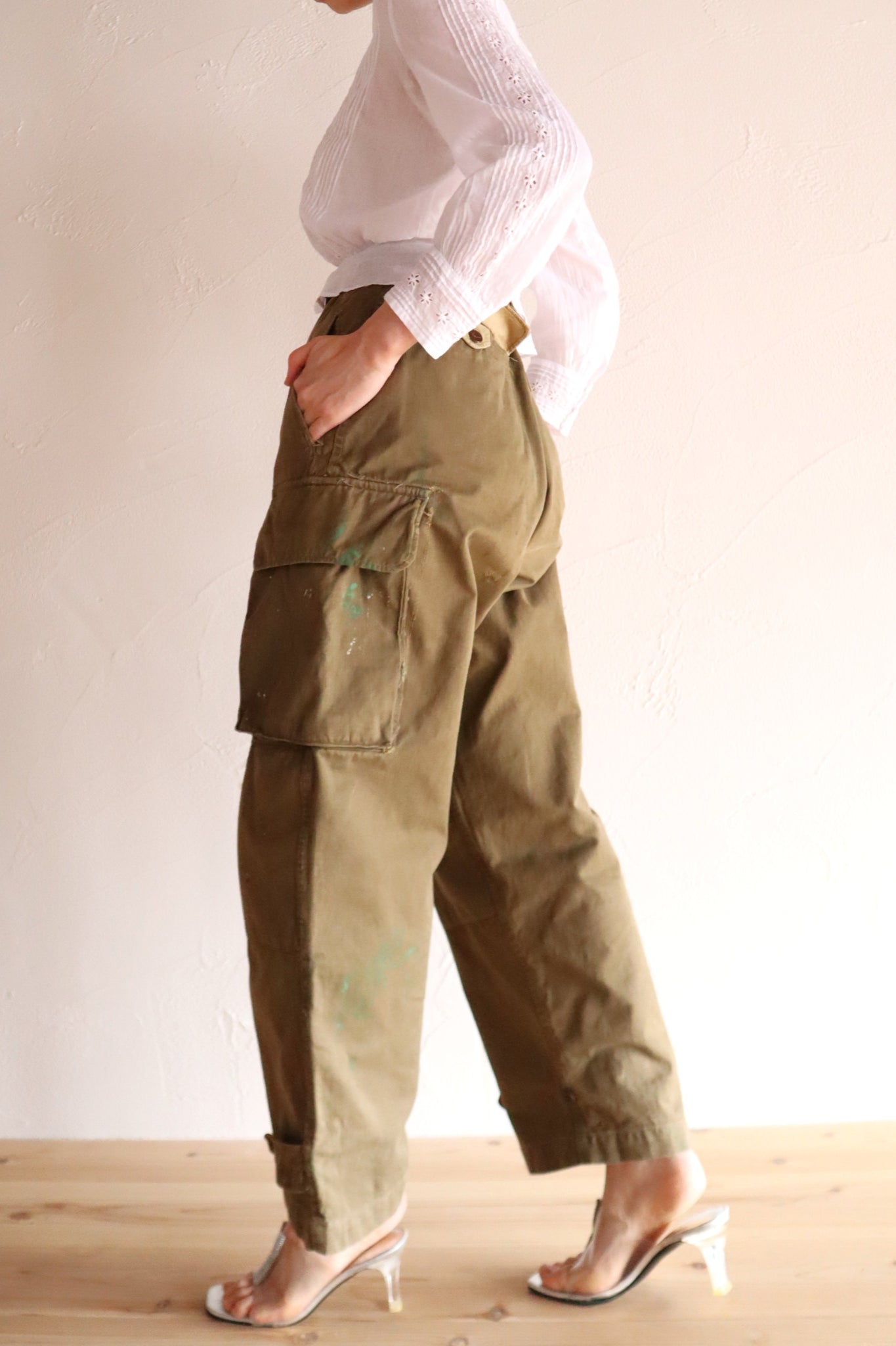 1940s French Army M-47 Early Cargo Trousers