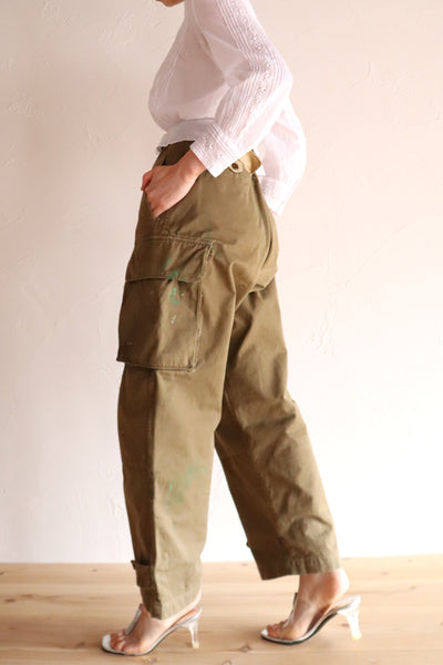 1940s French Army M-47 Early Cargo Trousers