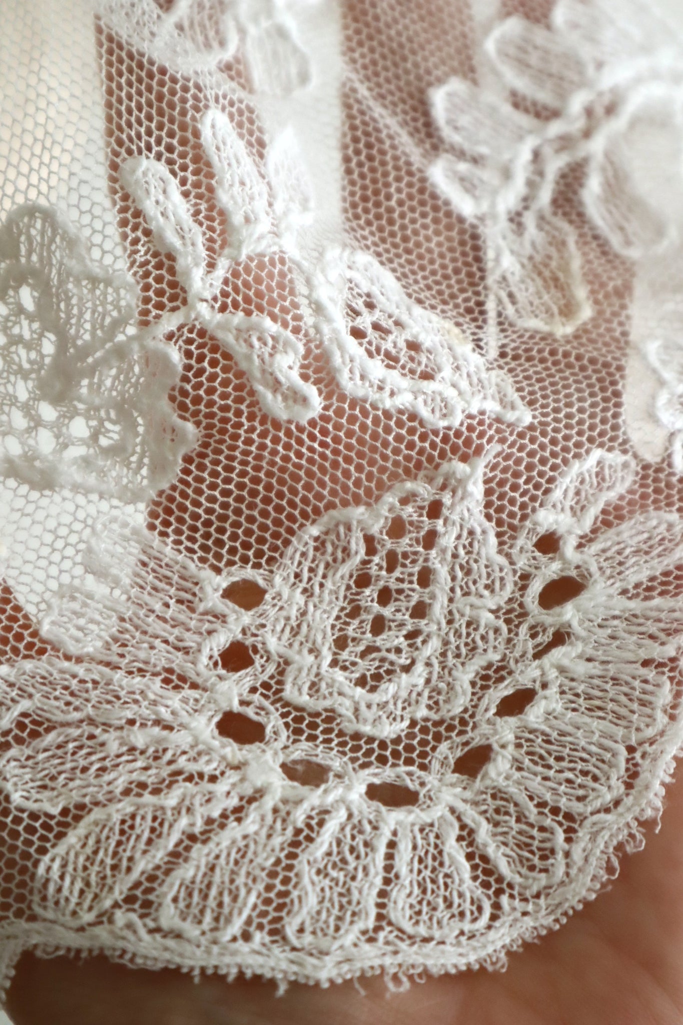 1910s Edwardian Lace Shawl
