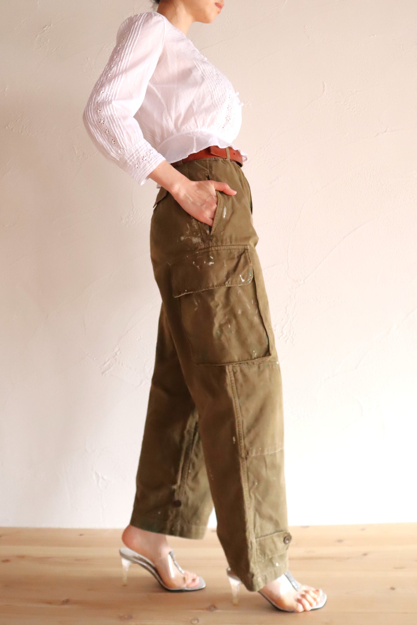 1940s French Army M-47 Early Cargo Trousers